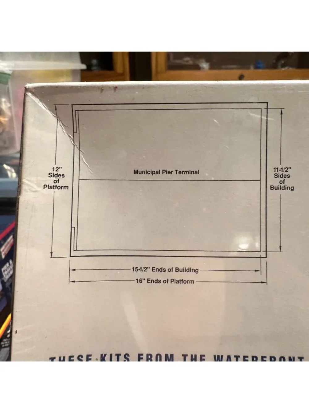 Walthers Cornerstone Municipal Pier Terminal HO Scale Model Kit The Waterfront